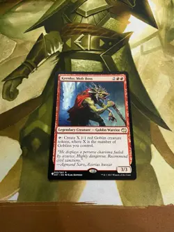 MTG Krenko, Mob Boss Mystery Booster - Duel Decks: Merfolk vs. Goblins... - Image 1