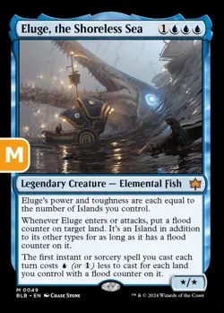 MTG Eluge the Shoreless Sea Bloomburrow Mythic Legendary Creature NM - Image 1