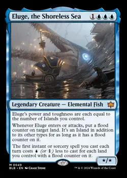 MTG Eluge the Shoreless Sea Bloomburrow Mythic Legendary Creature NM - Image 2