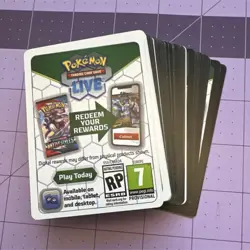 Lot of 50 Assorted Pokemon TCG Digital Code Cards Lot - Image 1