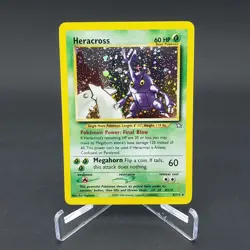 Heracross Neo Genesis 6/111 NM MINT Pokemon TCG Card Holo Rare WOTC Vintage - Image 1