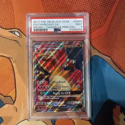 2017 Pokemon Charizard GX SM60 Holo Premium Black Star Promo - PSA 9 - Image 1
