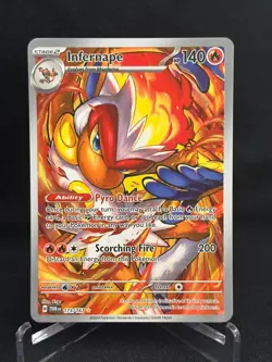 Pokemon TCG S&V Twilight Masquerade Infernape Illustration Rare Holo 173/167 - Image 1