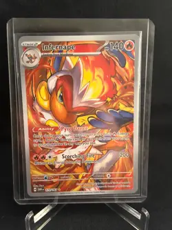 Pokemon TCG S&V Twilight Masquerade Infernape Illustration Rare Holo 173/167 - Image 3