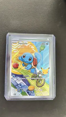 Pokemon Squirtle 30th anniversary gen 1 first partner black star promo 39 NM - Image 1