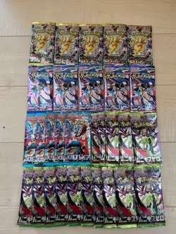 Total 30Packs Ninja spinner Pokemon Mega Booster Pack etc Lot Japanese SEALED - Image 1