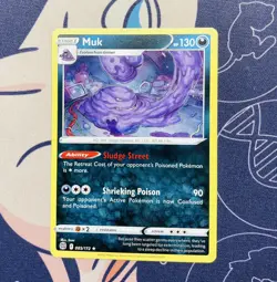 Pokemon Muk 085/172 Sword & Shield: Brilliant Stars Rare NM - Image 1