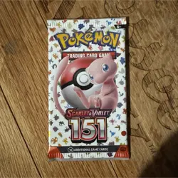 Pokemon TCG Scarlet & Violet 151 Mew Booster Pack English SEALED Authentic - Image 1
