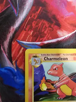 Charmeleon 024/102 Base Set Regular WOTC Vintage Pokemon TCG Moderate Played - Image 2