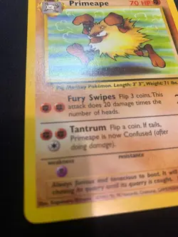 PRIMEAPE - 43/64 - JUNGLE - POKEMON CARD - LP - Image 2