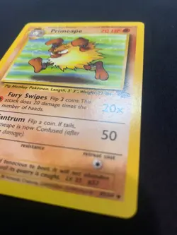 PRIMEAPE - 43/64 - JUNGLE - POKEMON CARD - LP - Image 3