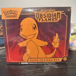 Pokemon: Scarlet & Violet 3: Obsidian Flames Elite Trainer Box - 9 Packs 820650853913 - Image 1