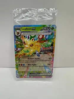 Leafeon ex 006/131 Surprise Box Stamped Promo Prismatic Evolutions Sealed - Image 1