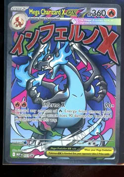 Pokemon Mega Charizard X ex 023 Mega Evolution Promos NM - Image 1