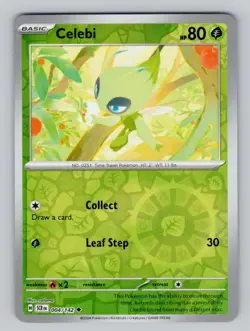 Reverse Holo Celebi 004/142 Uncommon SV07: Stellar Crown Pokemon - Image 1