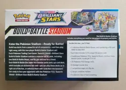 Pokemon TCG: Sword & Shield Brilliant Stars Build and Battle Stadium - Sealed - Image 2