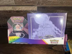 Pokemon TCG: Chilling Reign ETB & Mew V Tin NFS Costco Exclusive - Image 1