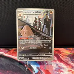 Team Rockets Dugtrio - 239/217 - Ascended Heroes - Illustration Rare Pokemon TCG - Image 1