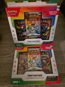 Pokemon First Partner Illustration Collection (Lot of 2) ✅In Hand ✅Sealed - Image 1