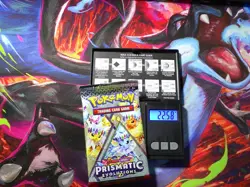 VERY HEAVY! GOD PACKUU SIRUU 22.58g Prismatic Evolutions Pokemon Booster - Image 1