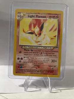 Pokemon Neo Destiny Light Flareon Card 46/105 Regular Uncommon - Image 1