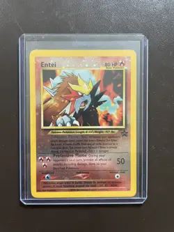 Pokemon TCG Entei Wizards Black Star Promos 34 Holo Promo Promo - Image 1