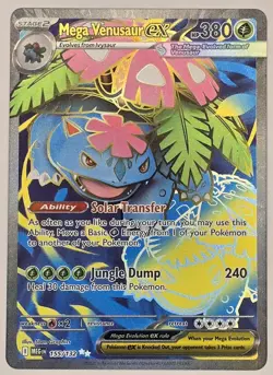 2025 Pokemon Mega Evolution Mega Venusaur ex #155 Near Mint - Image 1