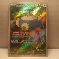 2023 Pokemon 151 Snorlax Full Art ETB SVP 051 (PROMO CARD) - Image 1