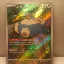 2023 Pokemon 151 Snorlax Full Art ETB SVP 051 (PROMO CARD) - Image 4