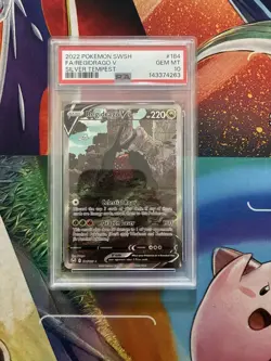 Pokemon Card 2022 SWSH Silver Tempest Regidrago V #184/195 PSA 10 One Owner - Image 1
