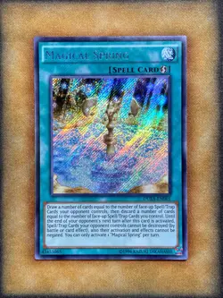 Yugioh Magical Spring DUEA-EN065 Secret Rare LP - Image 1