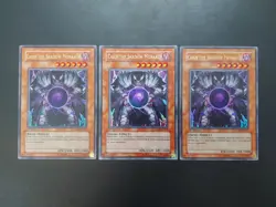 Yugioh - Caius the Shadow Monarch SDDE-EN001 Ultra Rare 1st Edition Playset x3 - Image 1