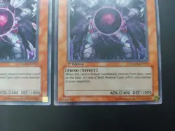 Yugioh - Caius the Shadow Monarch SDDE-EN001 Ultra Rare 1st Edition Playset x3 - Image 5