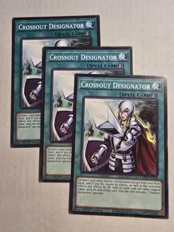 3x Crossout Designator 1st Edition Common L5DD-ENY28 Yu-Gi-Oh! - Image 1
