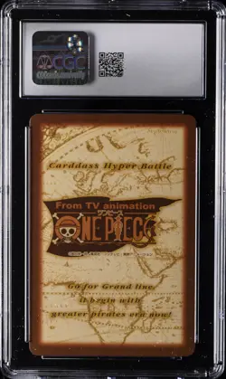 1999 ONE PIECE CARDDASS HYPER BATTLE JPN FIRST STA FOIL #C07 ZORO CGC 8.5 - Image 2