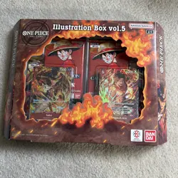 Bandai One Piece Card Game Illustration Box Vol. 5 - Brand New /Factory Sealed - Image 1