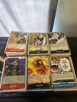 One Piece TCG OP04-OP05 3,000 Card Bulk Lot. Non Foils Near Mint English - Image 1