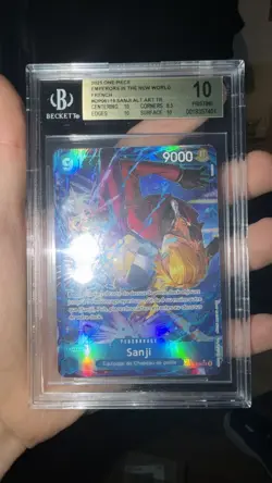 One Piece TCG Sanji French Treasure Rare Card OP06-119 TR BGS 10 - Image 1