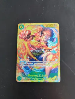 Monkey. D. Luffy OP13-118 SEC Carrying On His Will English One Piece TCG - Image 1