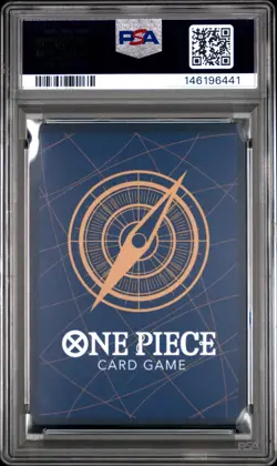 2025 ONE PIECE JPN OP14-THE AZURE SEA'S SEVEN ALTERNATE ART GECKO MORIA PSA 10 - Image 2