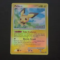 Pokemon Pichu Stormfront 45/100 Reverse Holo Uncommon HP50 Basic Card - Image 1