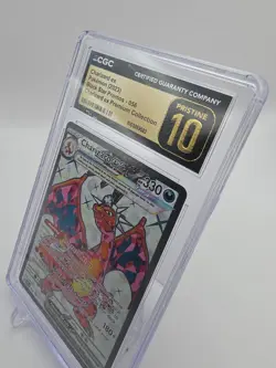CGC 10 PRISTINE Charizard Ex SVP056 FULL ART HOLO PROMO Pokemon Card - Image 4