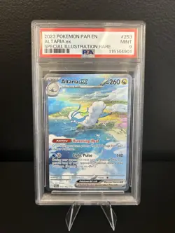 Pokemon 2023 Par en Altaria EX Special Illustration Rare Card #253 PSA 9 - Image 1