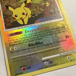 Pokemon Pikachu TCG Reverse Holo Card Mysterious Treasures 94/123 - Image 5