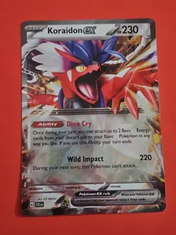 JUMBO Koraidon ex Scarlet & Violet PROMO Stamped Oversized Card - Image 1