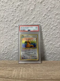 Dragonite PSA 9 Japanese Fossil 1997 Pokemon Holo Rare Card #149 (Dragoran) - Image 1