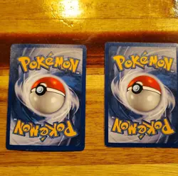 Pokemon Base Set Holo Nidoking & Mewtwo Cards shadowless - Image 2