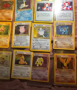 Pokemon Vintage Holo & Rare Card Lot Base Set Team Rocket 18 Cards Ditto - Image 2