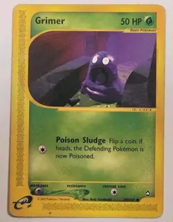 Grimer 079/147 Aquapolis Pokemon TCG Card 2002 - Image 1