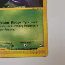 Grimer 079/147 Aquapolis Pokemon TCG Card 2002 - Image 5